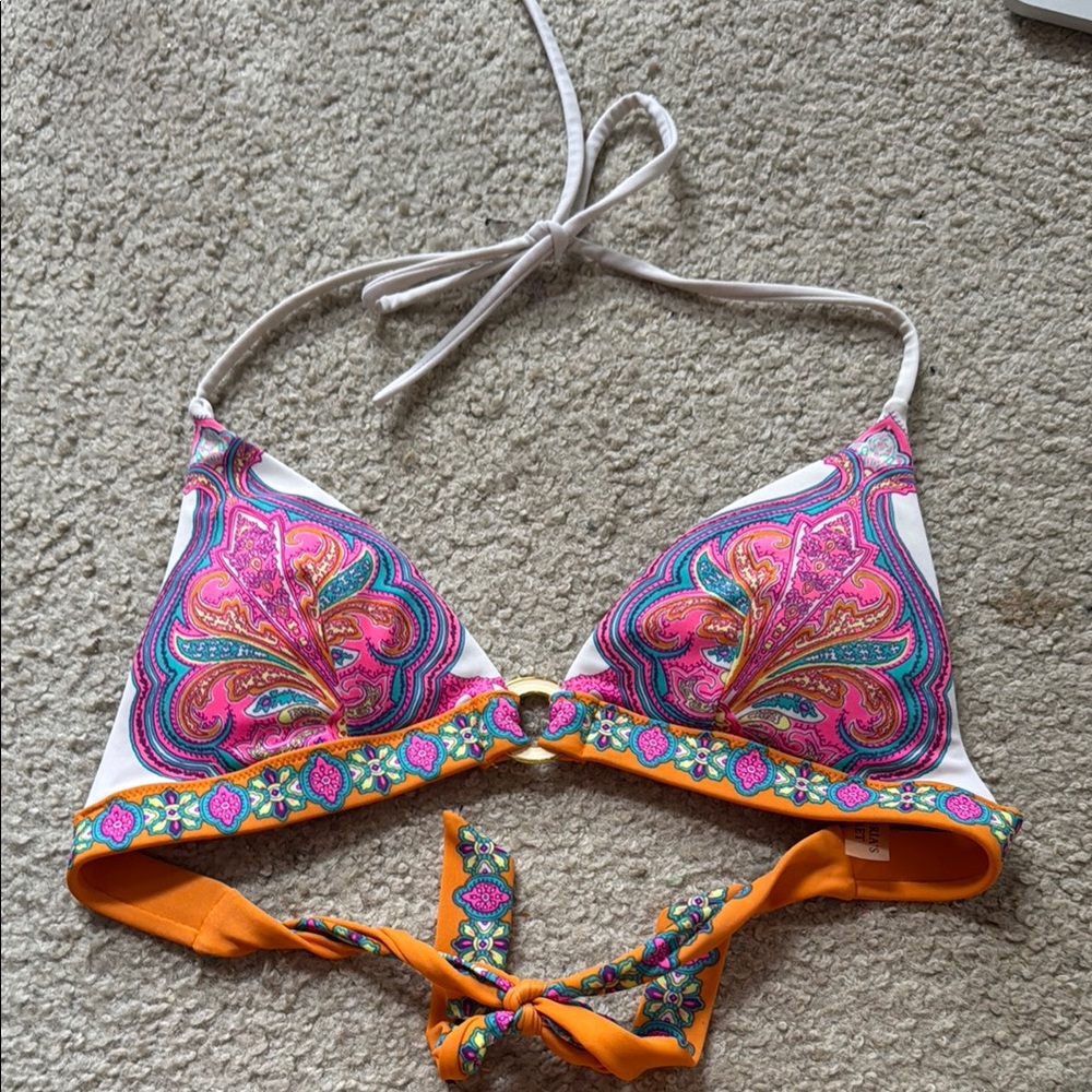 Victoria's Secret Vintage Paisley Bikini Top